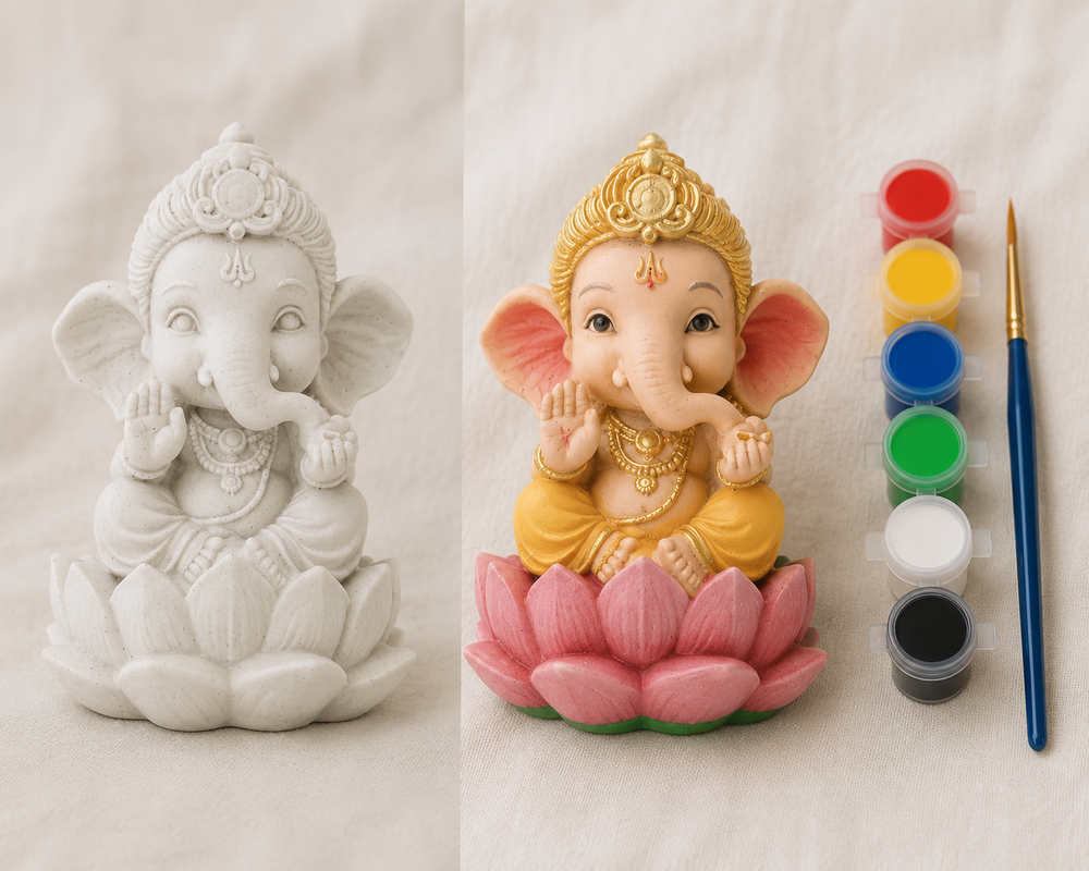 DIY Paint Your Own Bal Ganesh Kit | Paint, Create & Celebrate Bappa