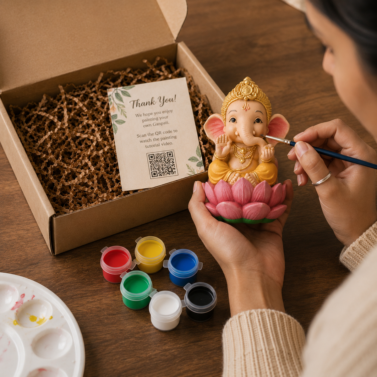 DIY Paint Your Own Bal Ganesh Kit | Paint, Create & Celebrate Bappa